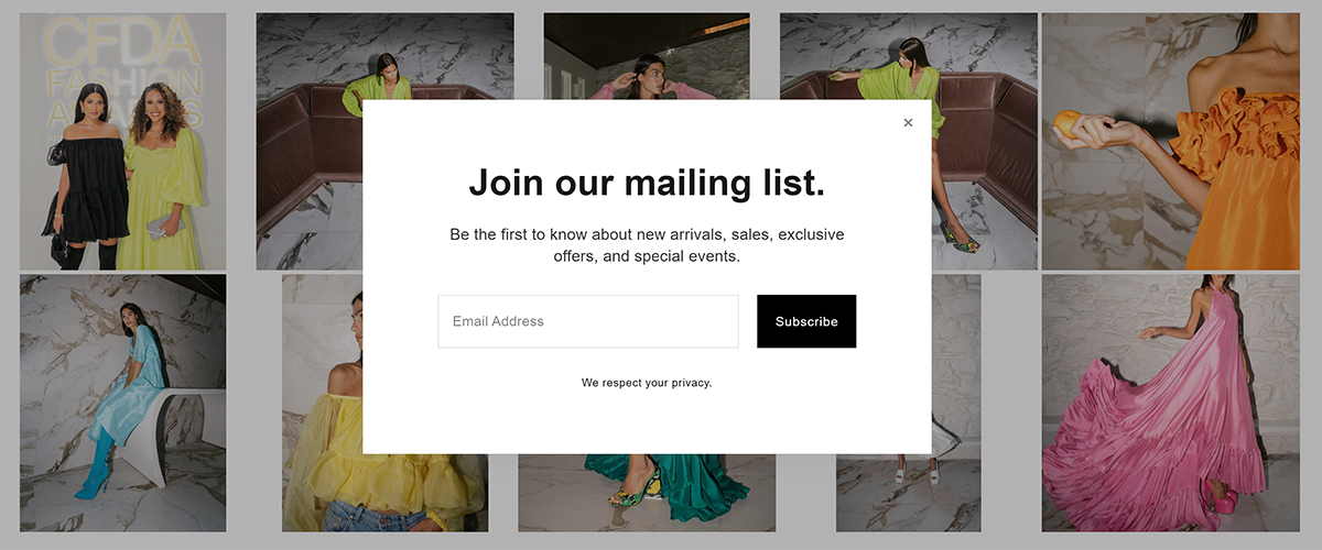 azeeza.us mailing list example